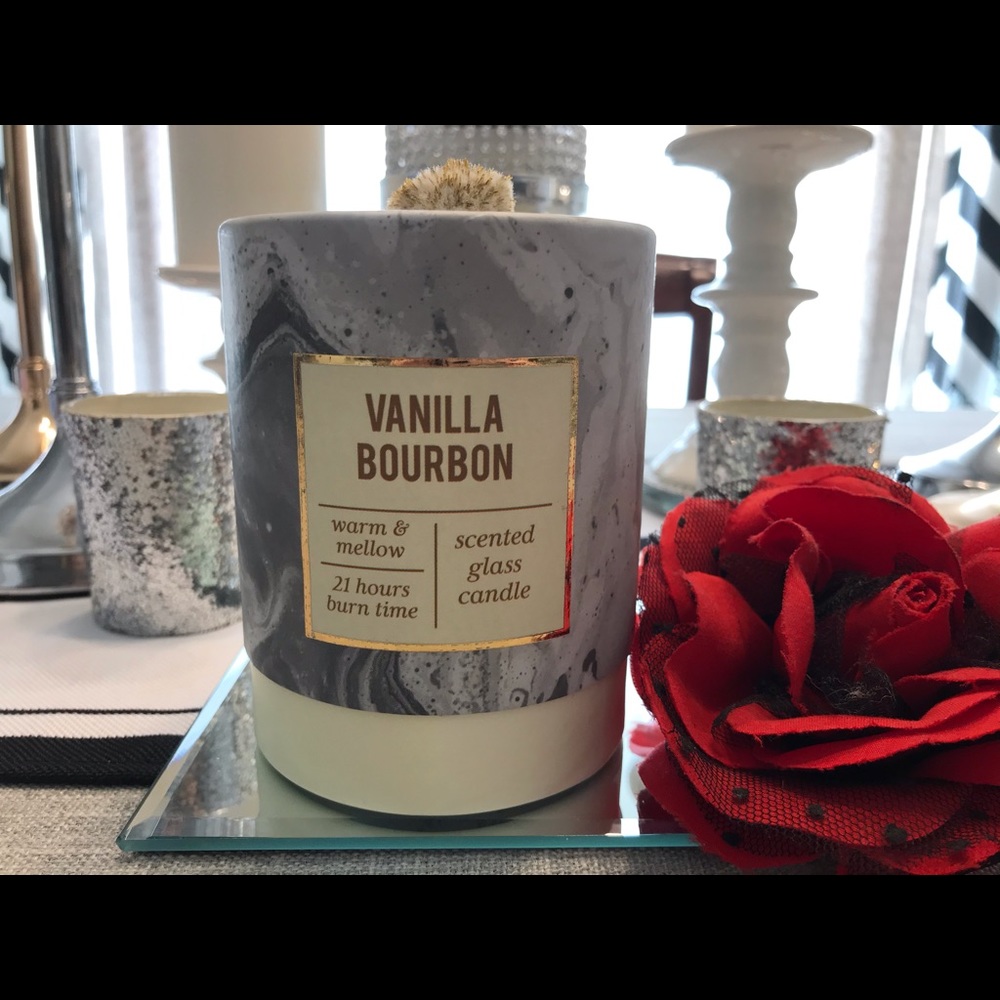 WINE INFUSED SCENTED CANDLE, VANILLA BOURBON